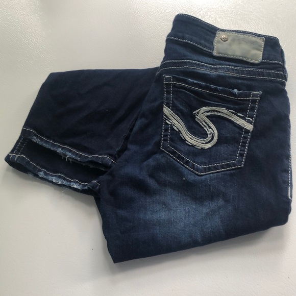 Denim - Silver capris